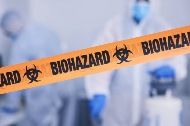 Professional Biohazard Cleanup technician working in Magnet, NE